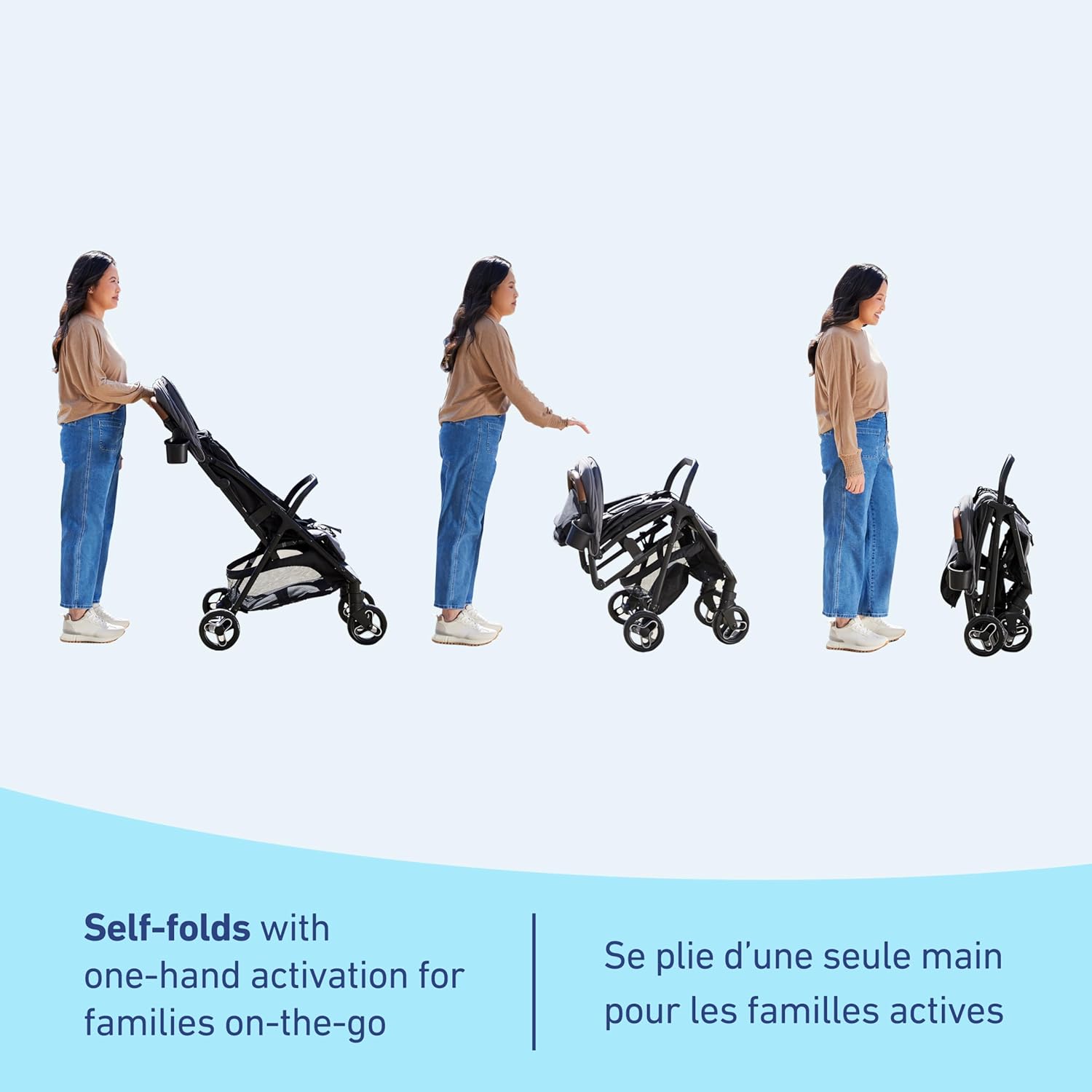 Graco Ready2Jet Compact Stroller – Compact Travel Stroller with Automatic Fold