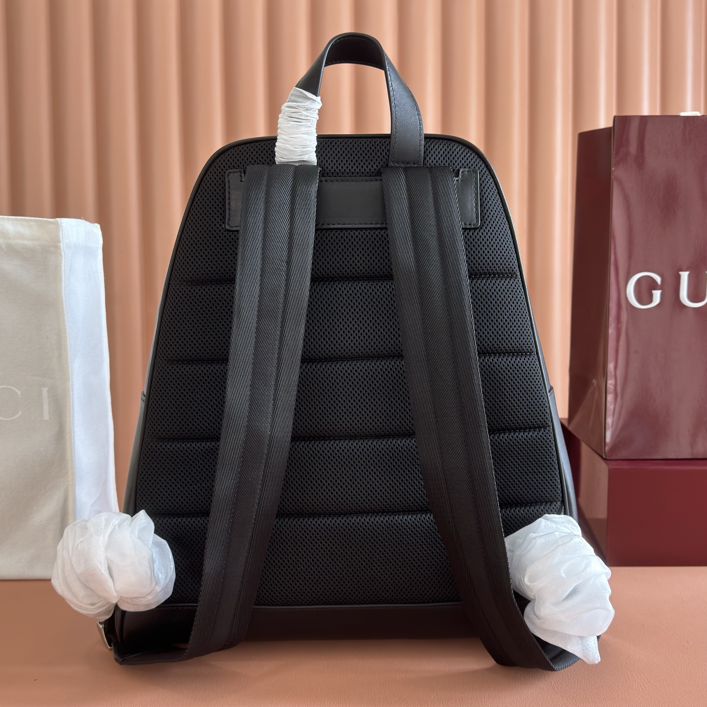 [TOP] GUCCI Backpack 36.5 x 41 x 18 cm - Black - 711 Luxury