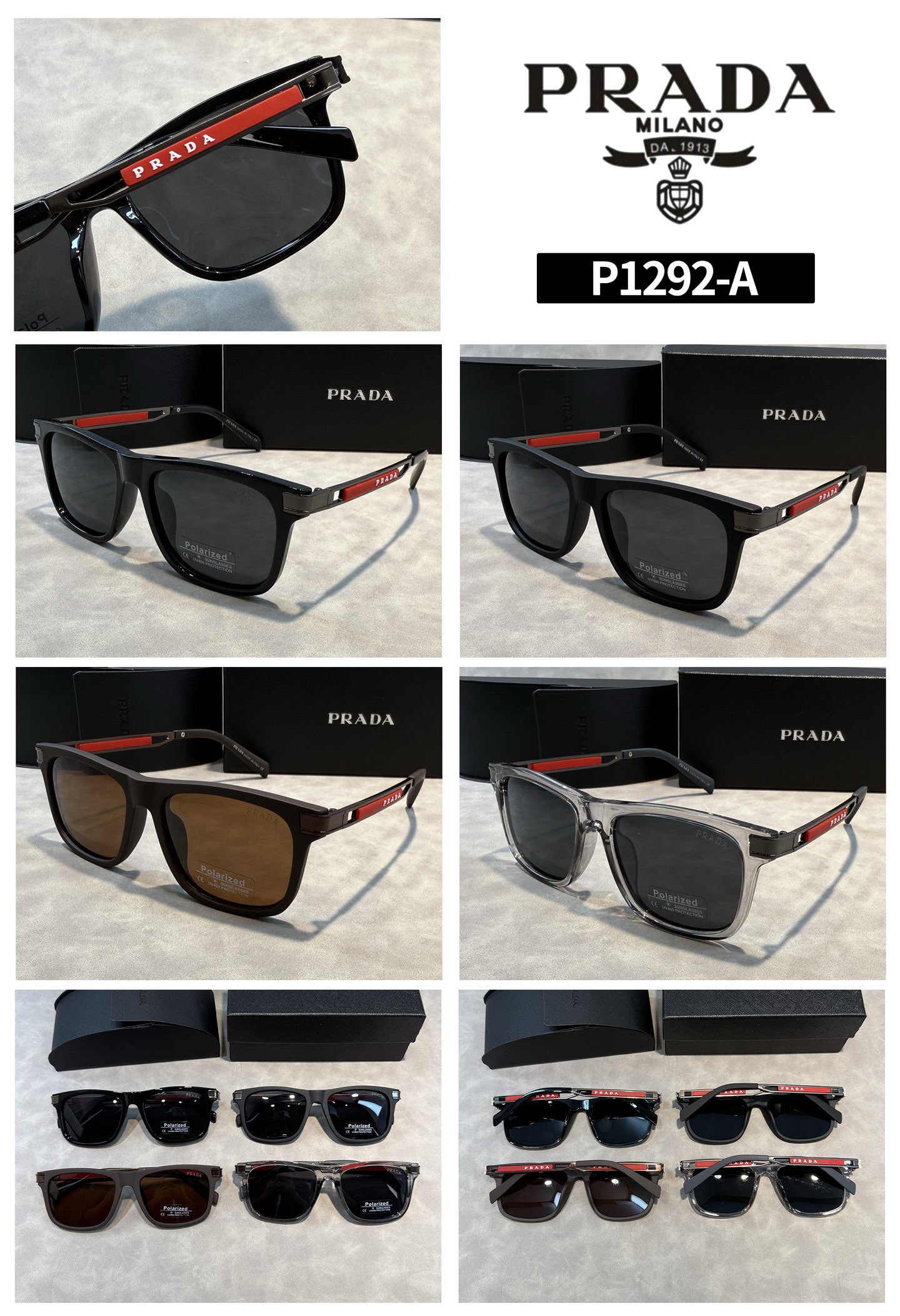 [TOP] PRADA Sunglasses - 4 Colors - 711 Luxury