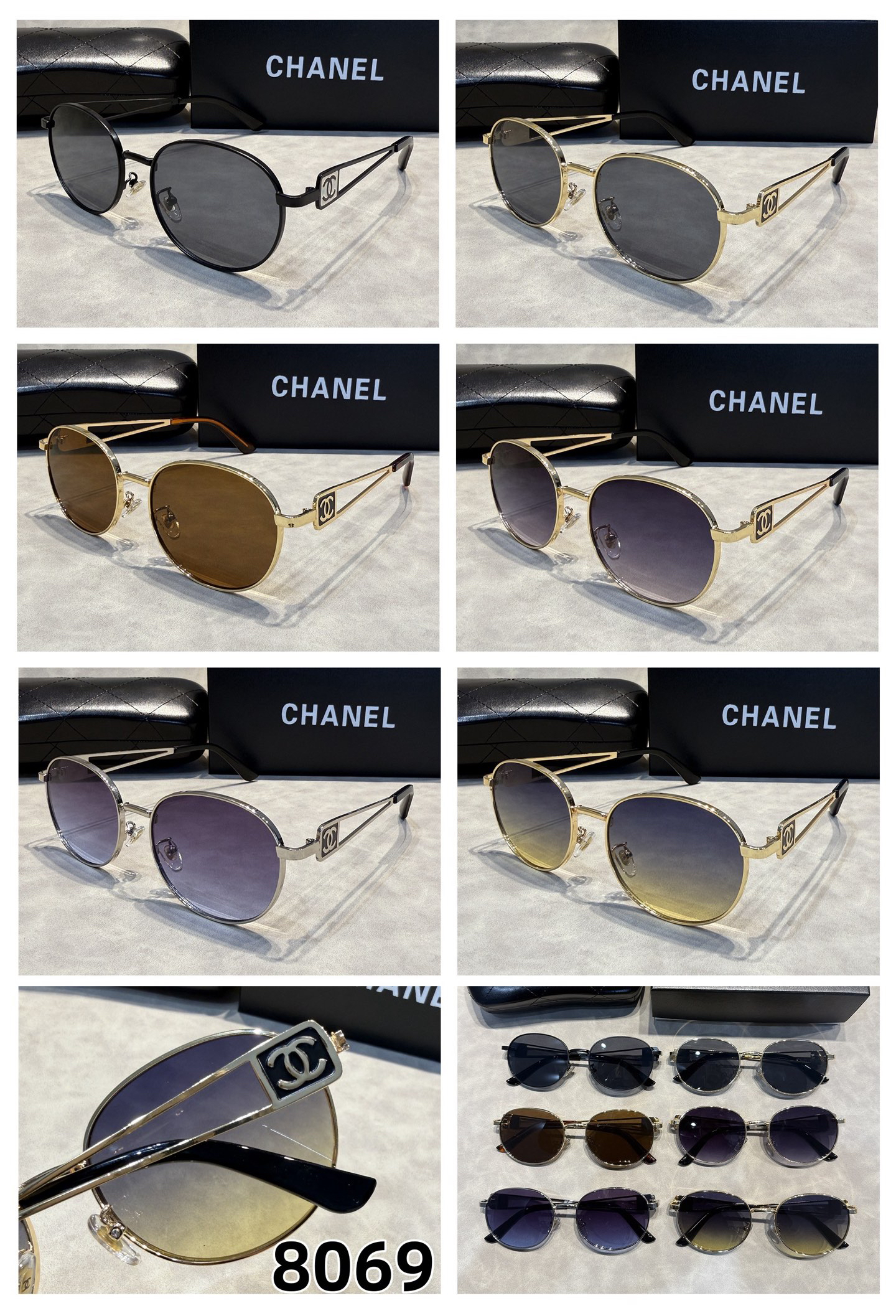 [TOP] CHANEL Sunglasses - 6 Colors - 711 Luxury
