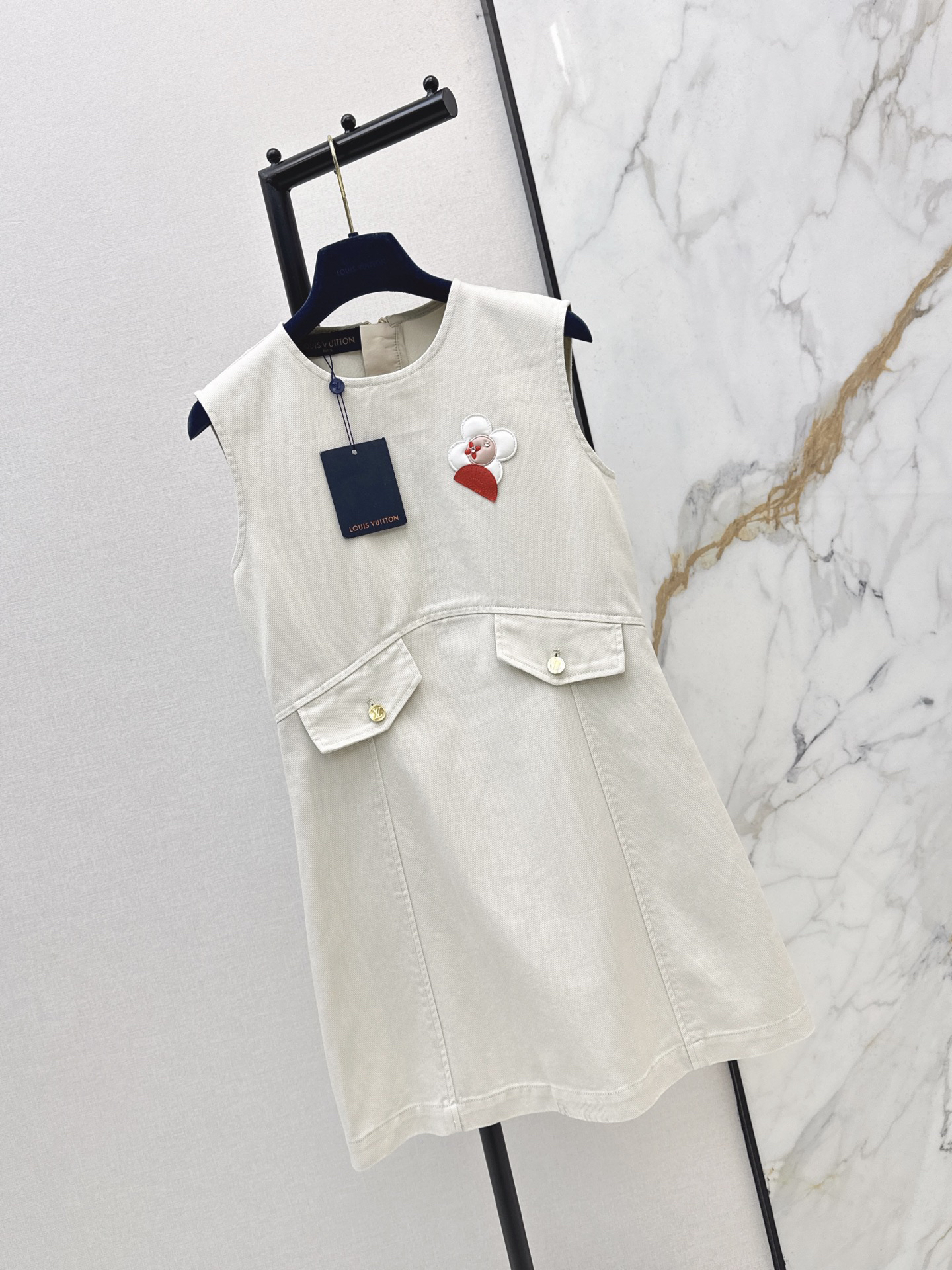 [TOP] Louis Vuitton LV Dress - White