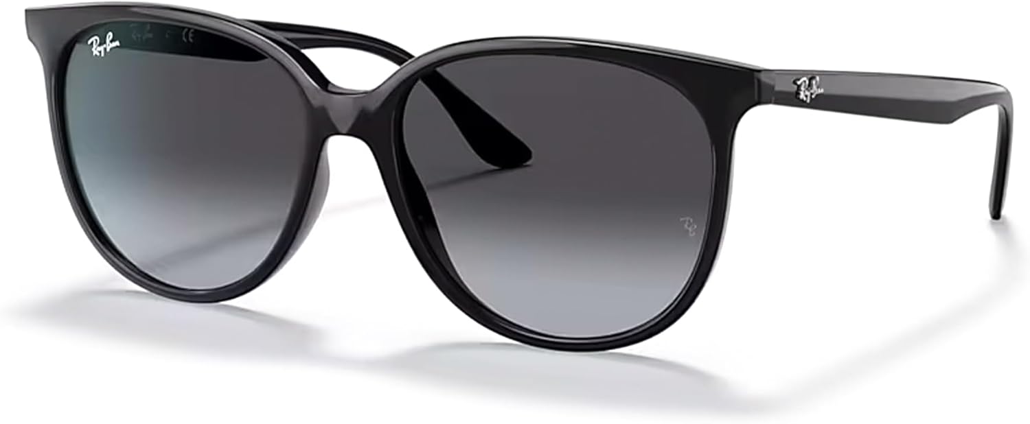 Ray-Ban RB4378 Square Sunglasses for Women + BUNDLE with ACCESSORY EYEWEAR KIT