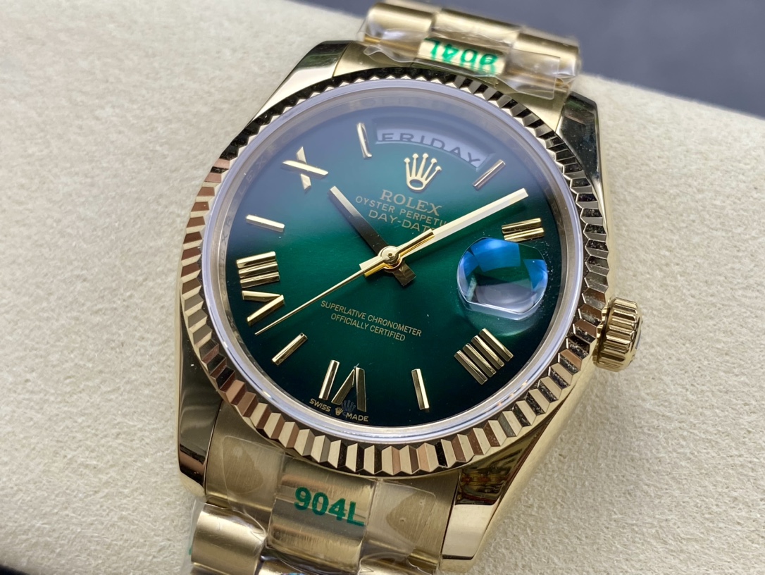 [TOP] ROLEX Watch 36 mm - Green