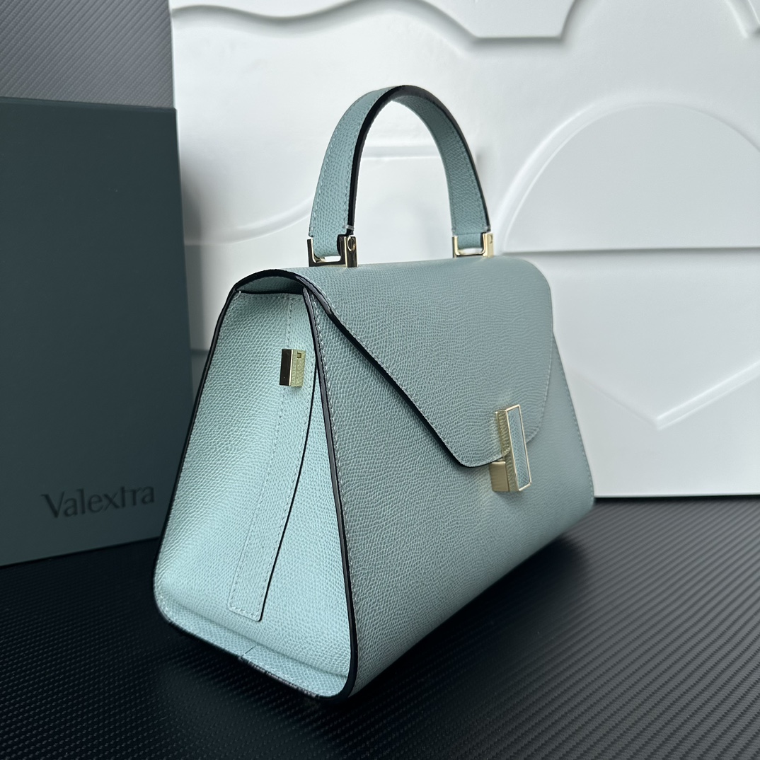 [TOP] VALEXTRA lside Bag 26x20x12cm - Blue - 711 Luxury