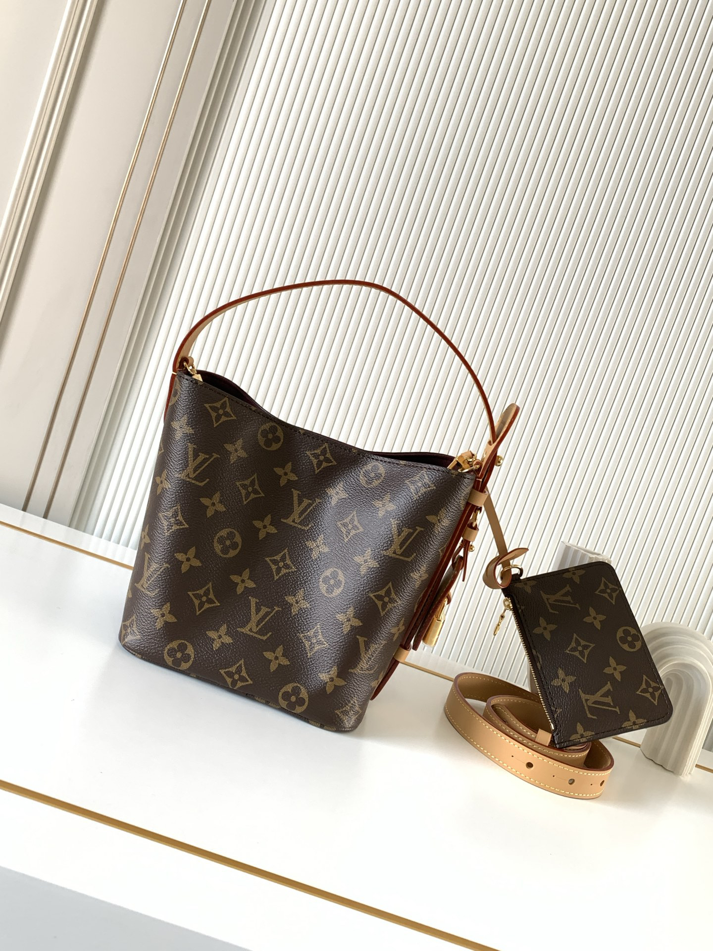 [TOP] Louis Vuitton LV  All In BB Bag 16 x 18 x12 cm - Brown