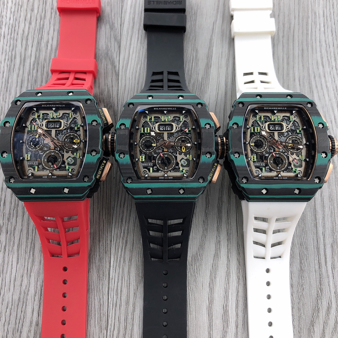 [TOP] Richard Mille RM11-03 Watch - 3 Colors - 711 Luxury
