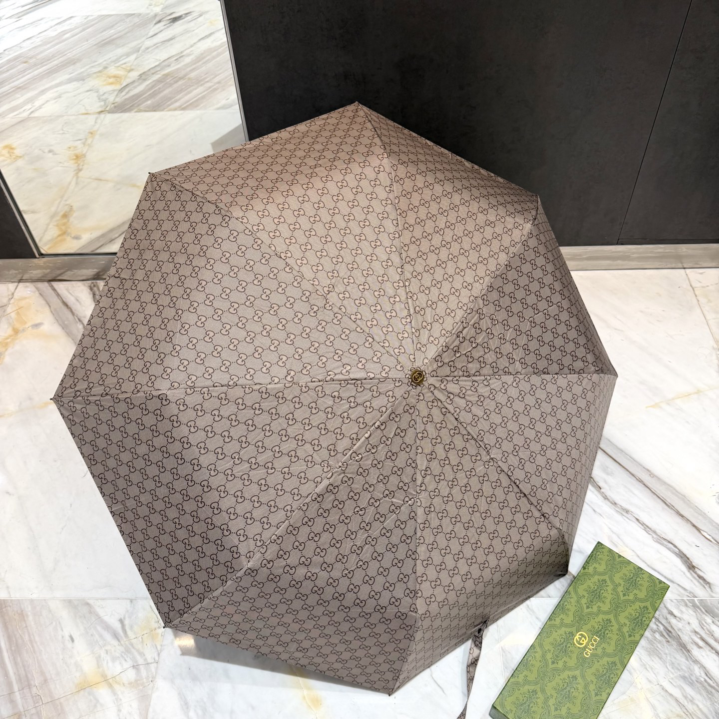 [TOP] GUCCI Umbrella - Gray - 711 Luxury