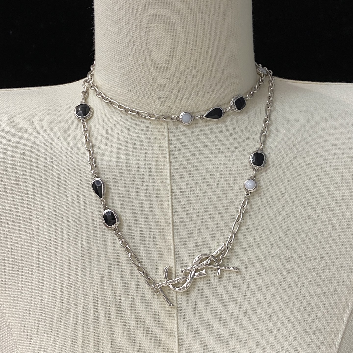 [TOP] Yves Saint Laurent YSL Long Necklace - 2 Colors - 711 Luxury