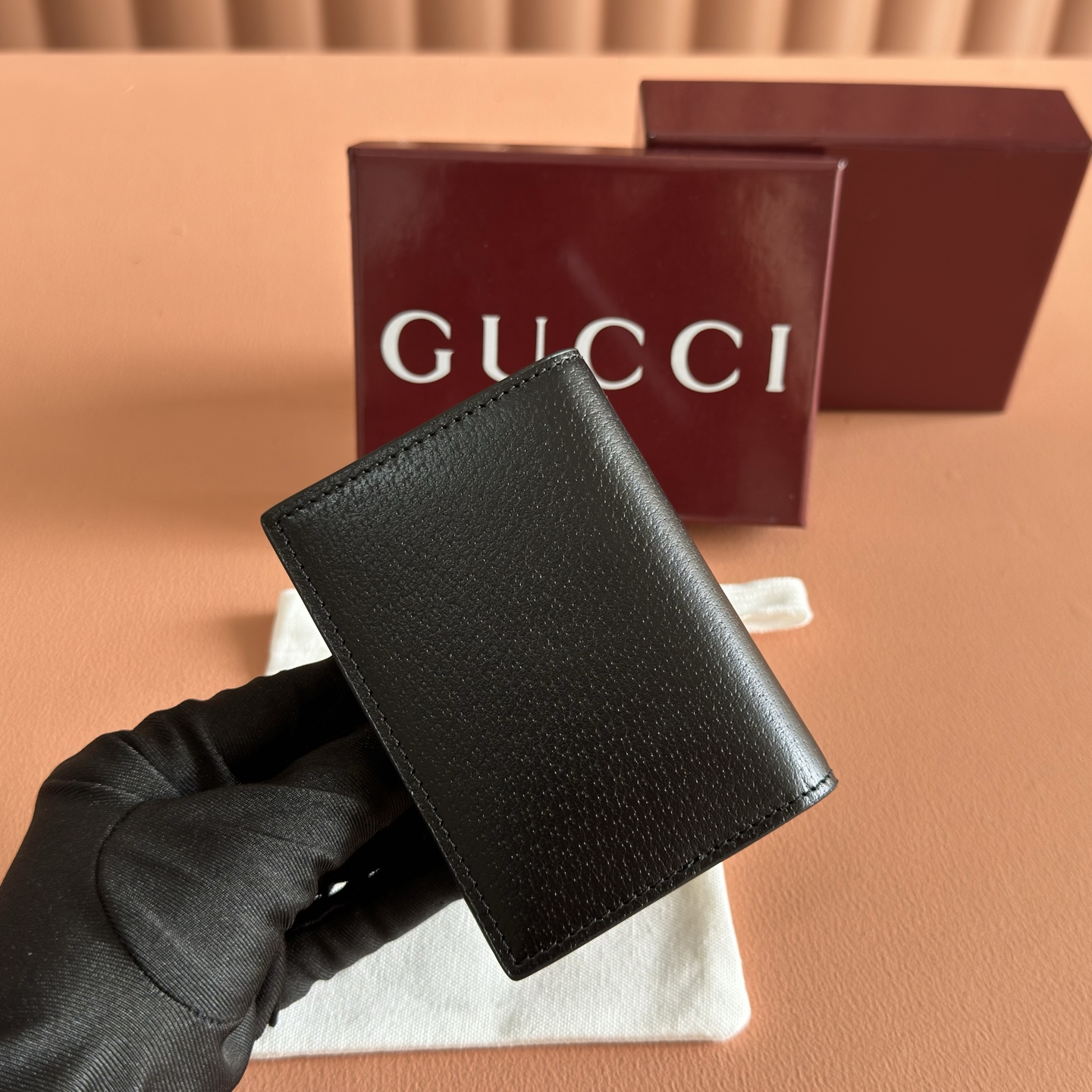 [TOP] GUCCI Marmont Wallet 10.5 x 7.5 x 2.5 CM - Black - 711 Luxury