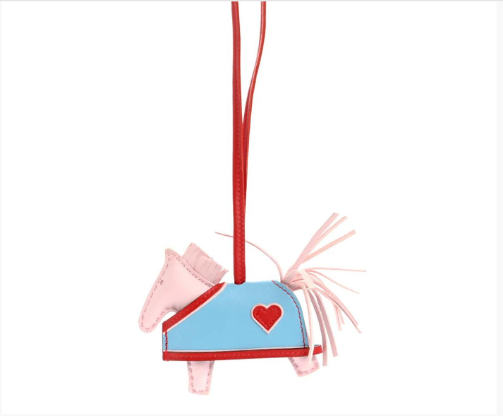 [TOP] HERMES Pony Pendant - Blue