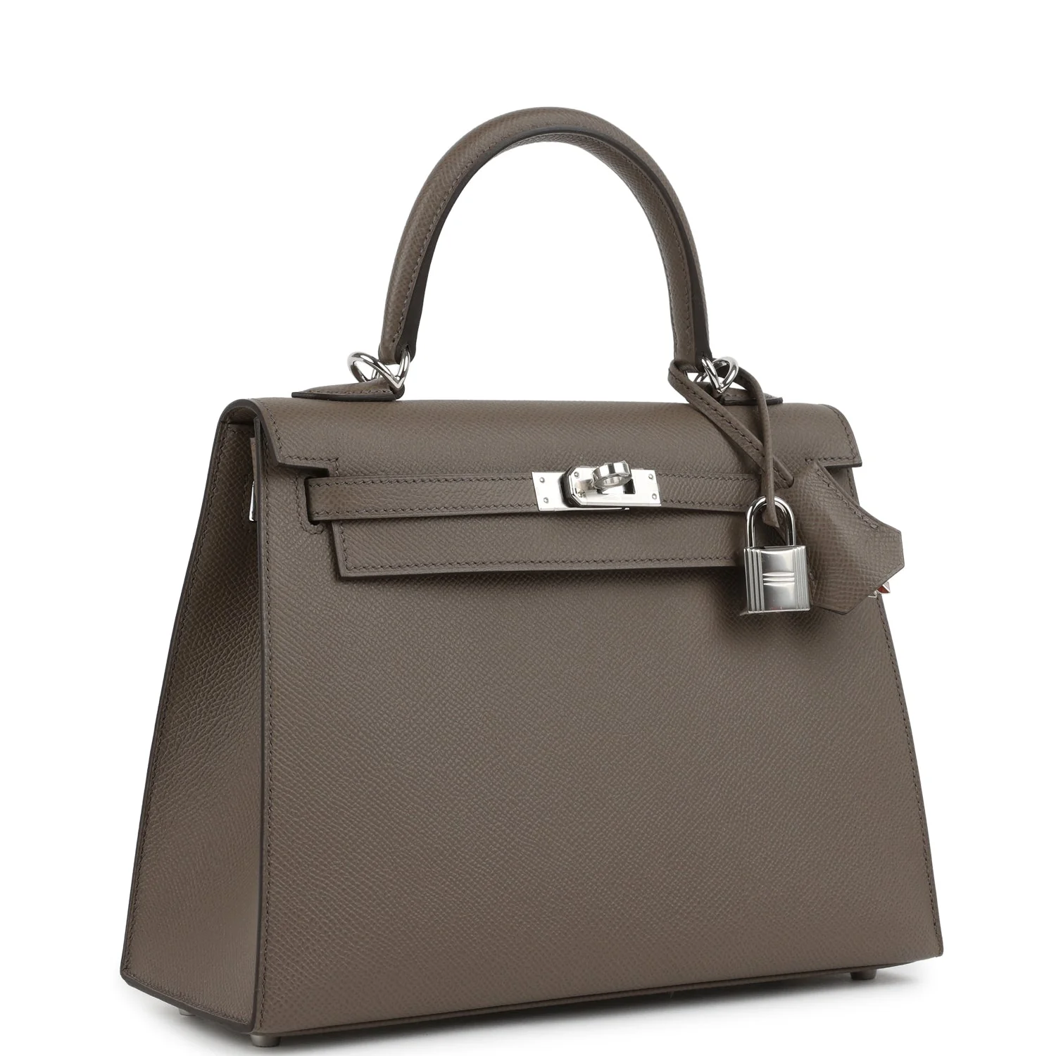 Hermes Kelly Sellier  Etain Epsom Palladium Hardware