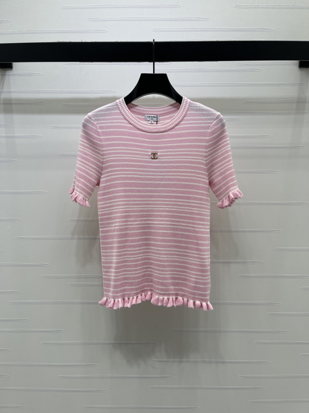 [TOP] CHANEL Knit Top - Pink - 711 Luxury