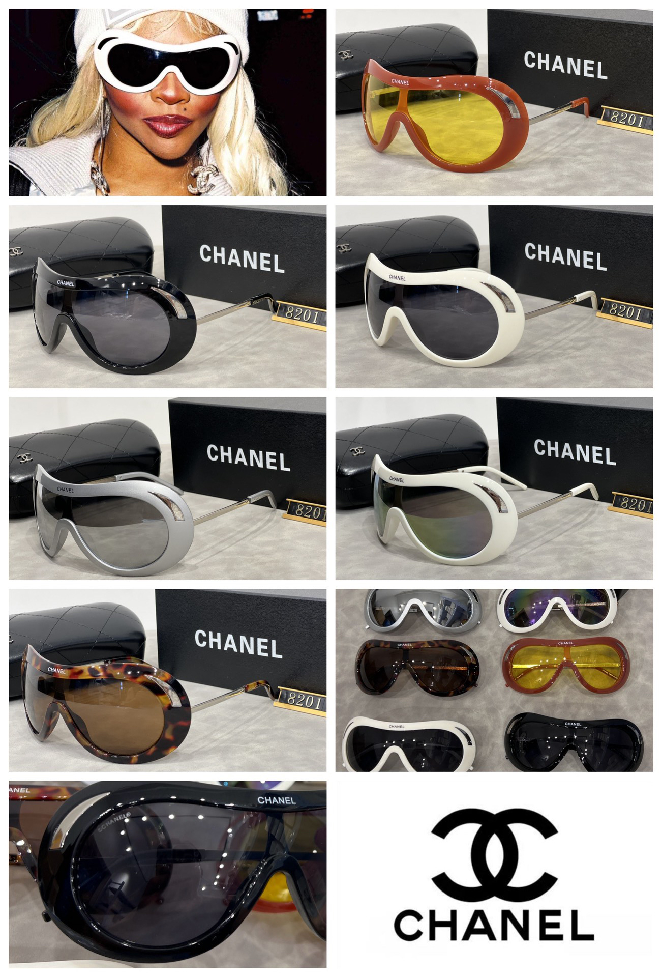 [TOP] CHANEL Sunglasses - 6 Color - 711 Luxury