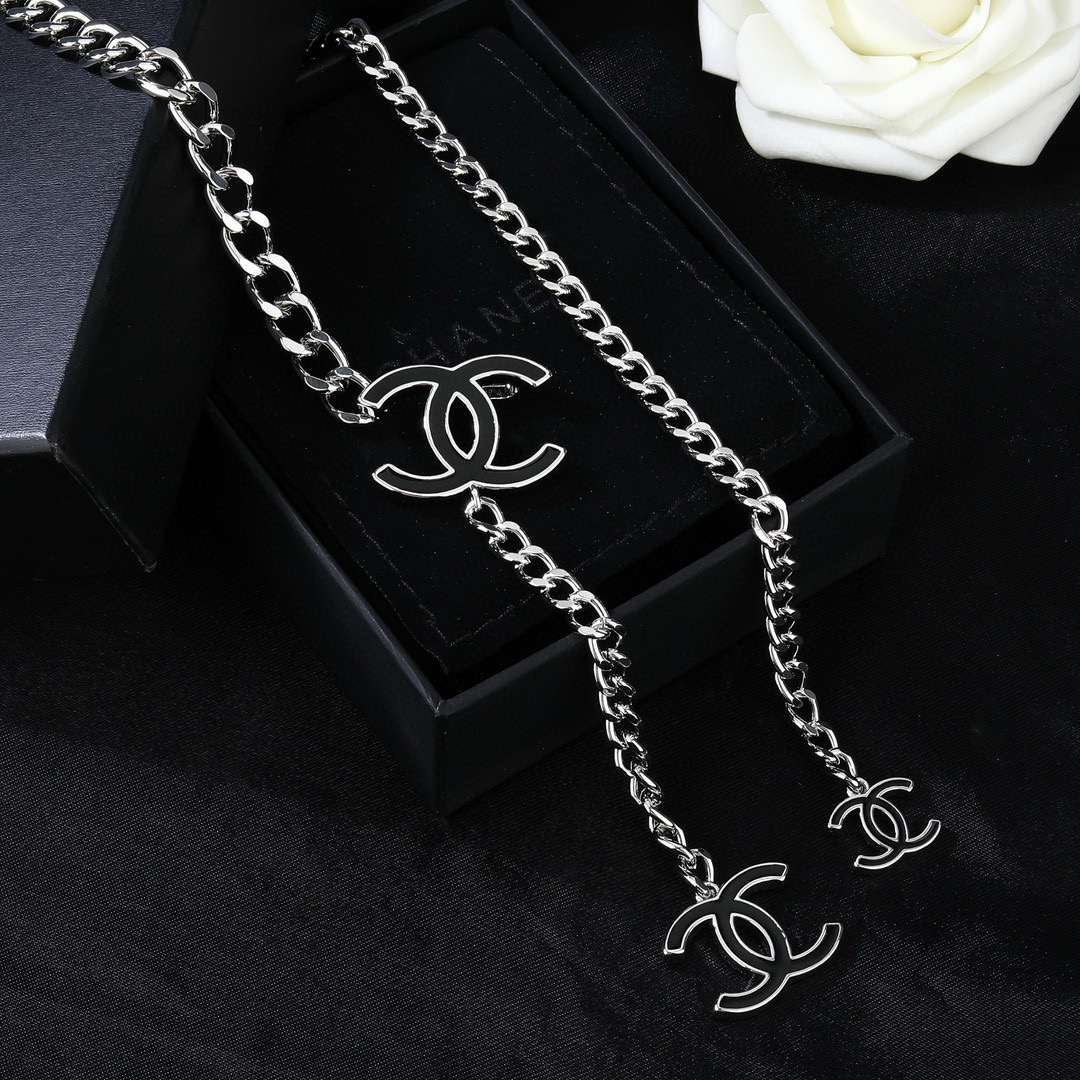 [TOP] CHANEL Waist Chain - Sliver