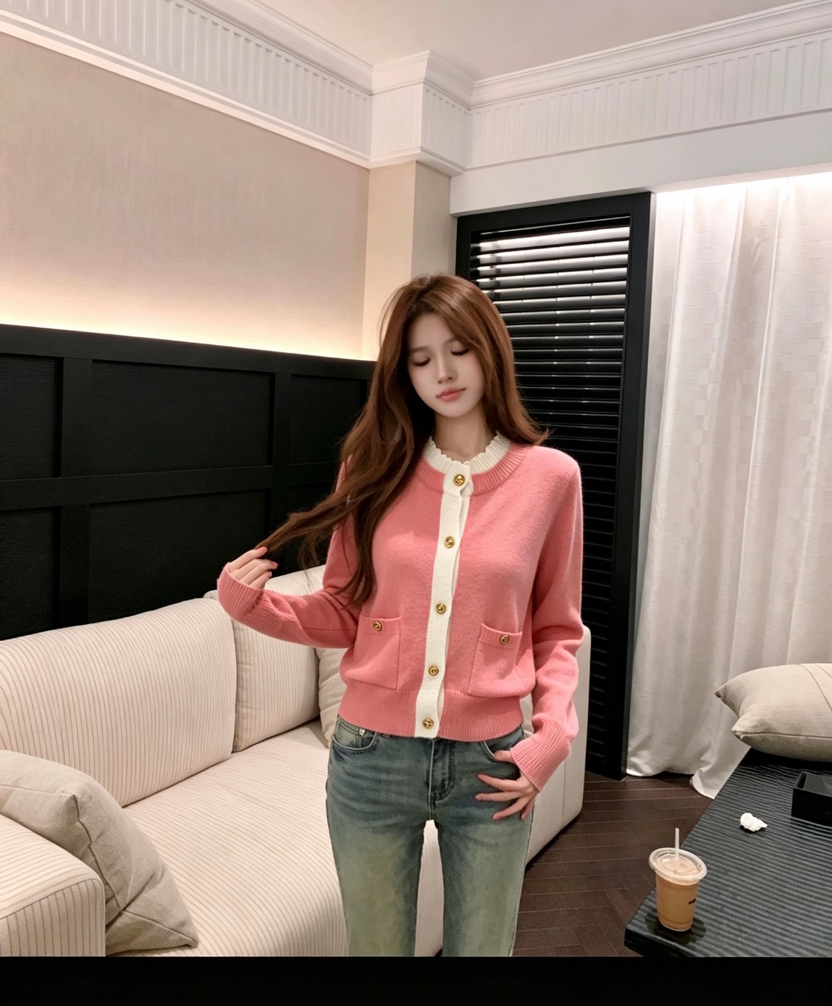 [TOP] CHANEL Knit Cardigan - 4 Color - 711 Luxury