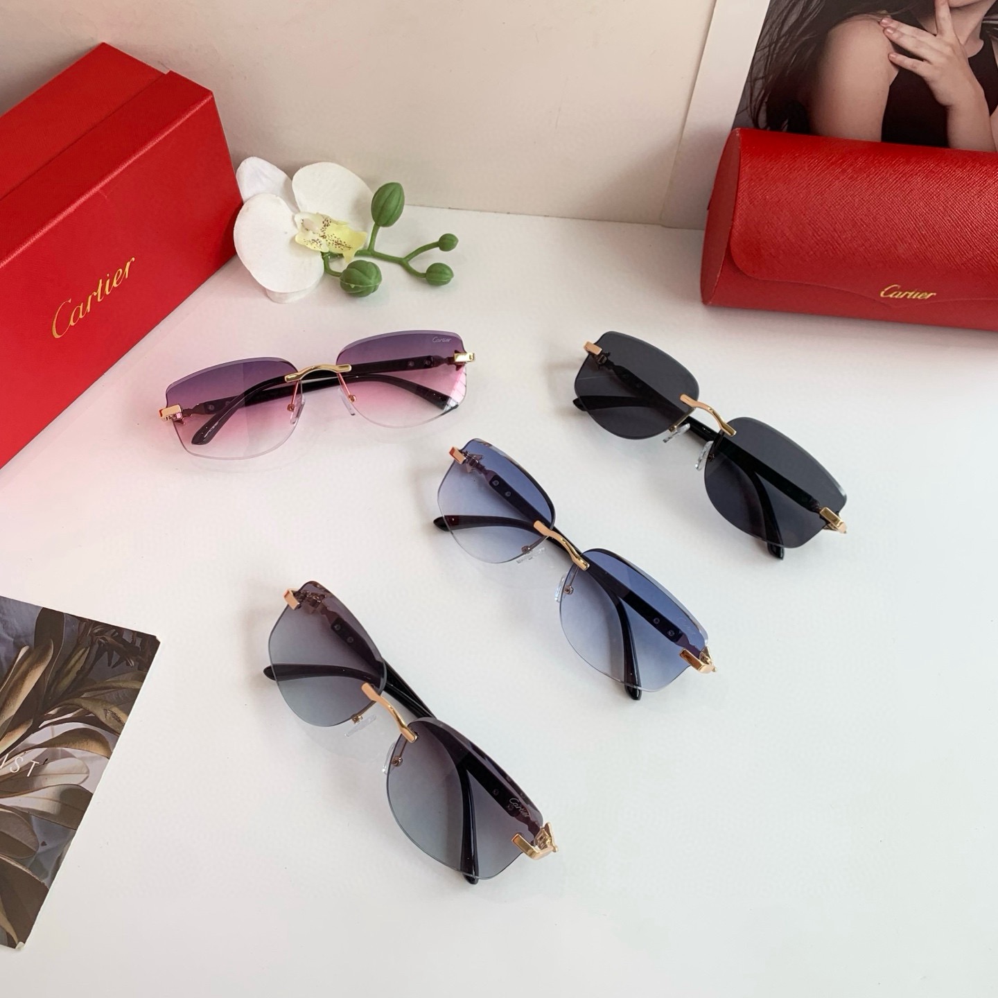 [TOP] CARTIER Sunglasses - 4 Colors