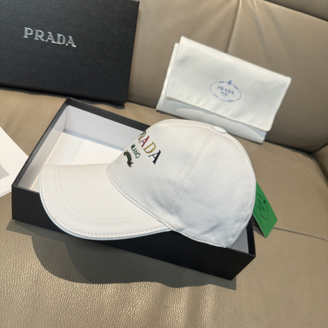 [TOP] PRADA Hat - White - 711 Luxury