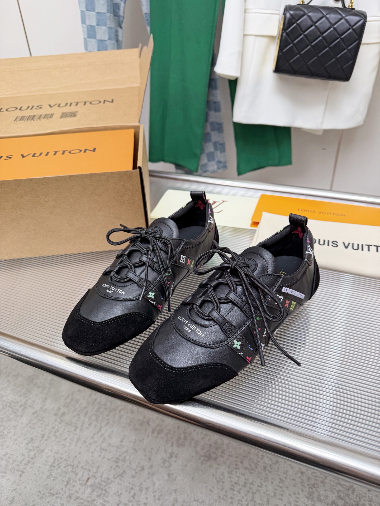 [TOP] Louis Vuitton LV Sneakerina Sneakers - Black - 711 Luxury