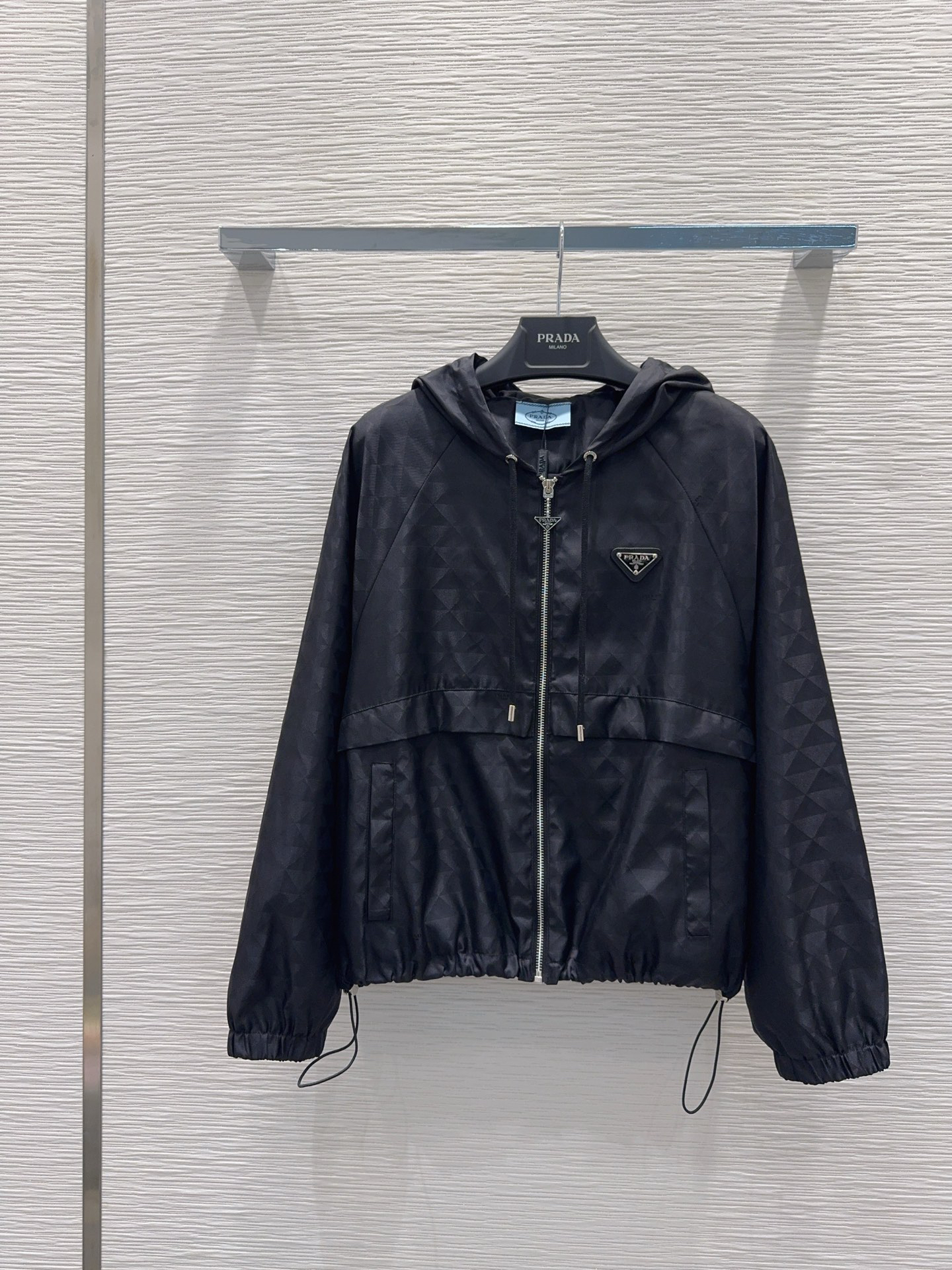 [TOP] PRADA  Hooded Jacket - Black