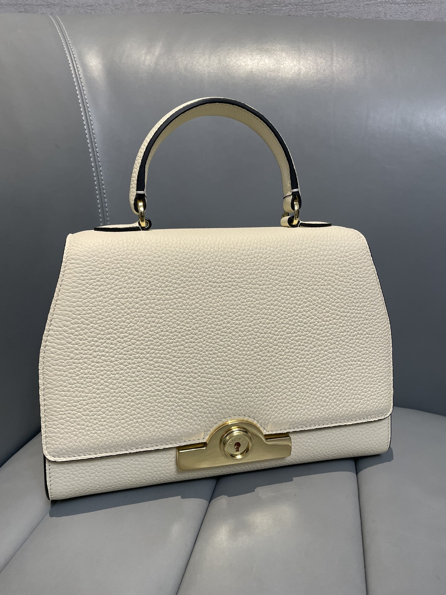 [TOP] MOYNAT RéJANE Bag Cowhide 26x10x18.5cm - White - 711 Luxury