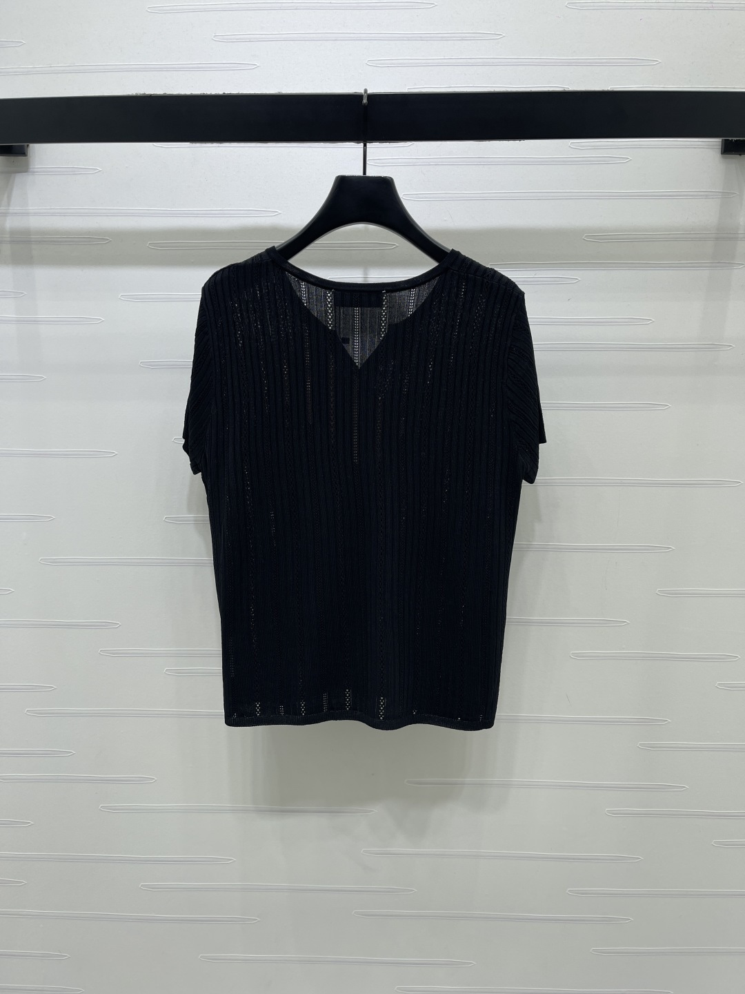 [TOP] Miu Miu Knit Top - Black - 711 Luxury