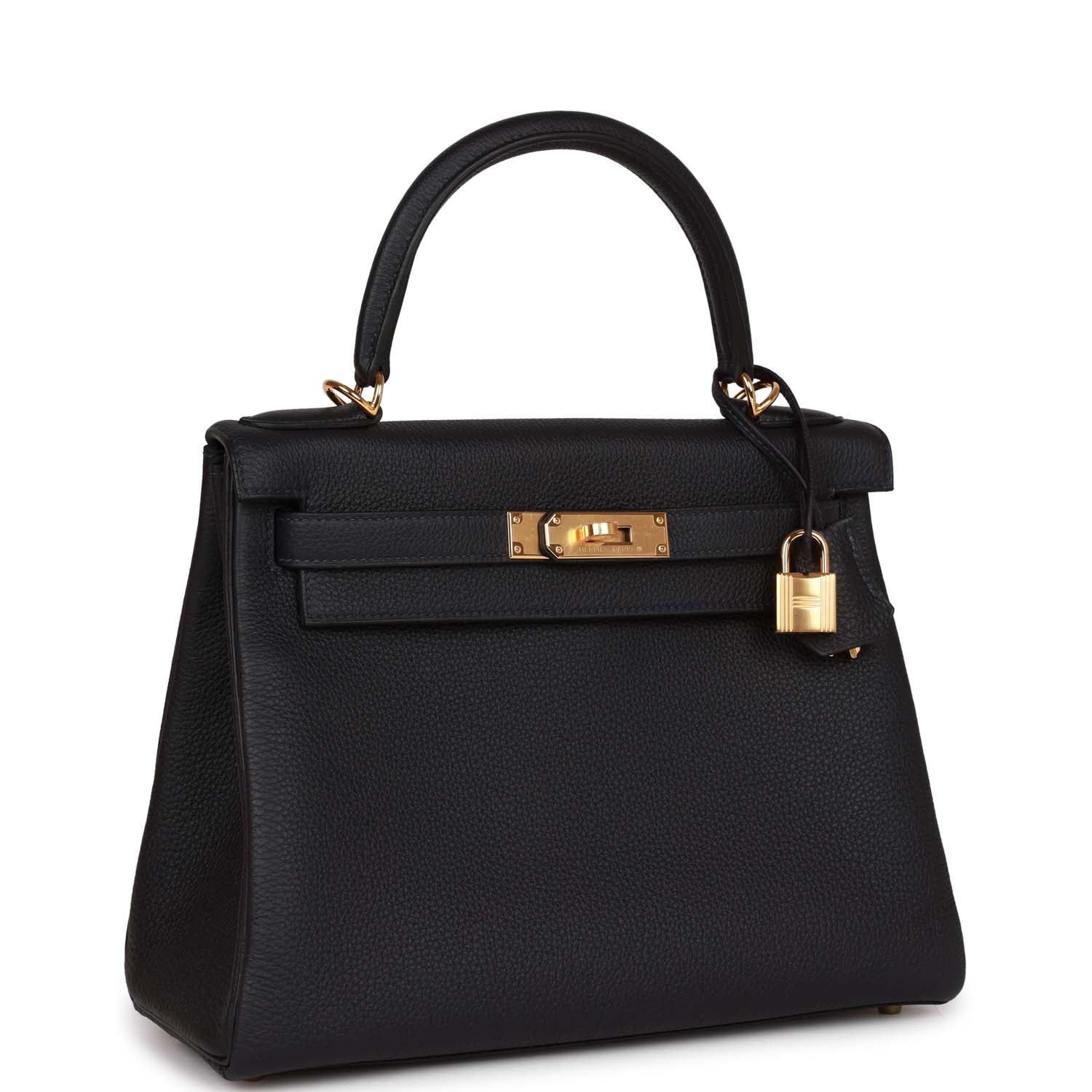 Hermes Kelly Retourne  Caban Togo Gold Hardware
