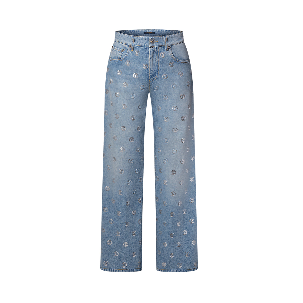 Louis Vuitton Clothing LOUIS VUITTON Signature Sequin Jeans | Nigo Office