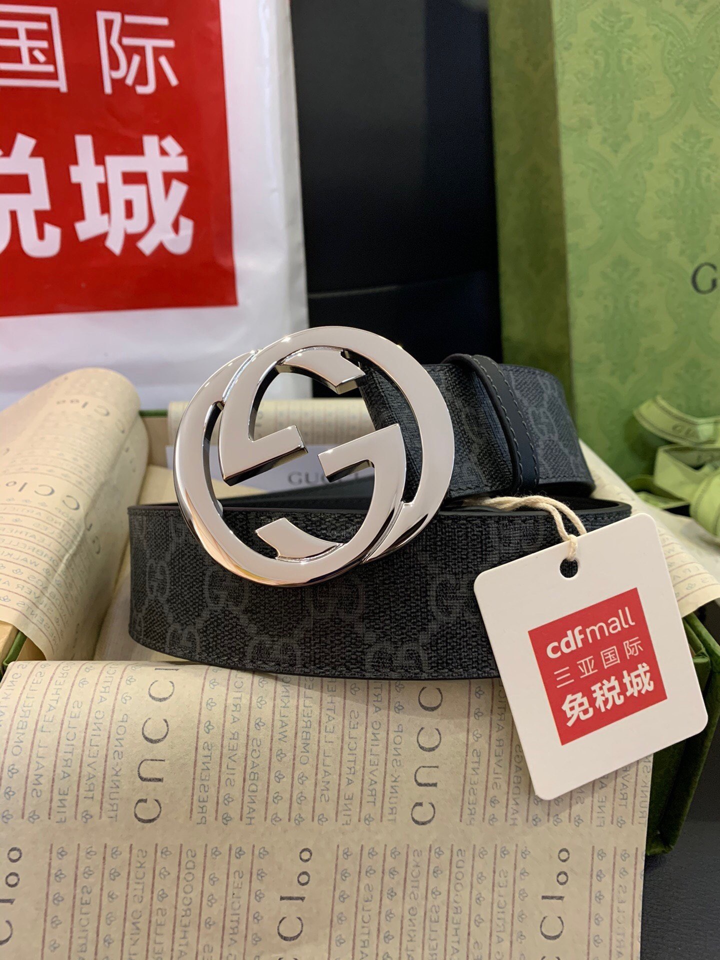 [TOP] GUCCI Belt 4cm - Black - 711 Luxury