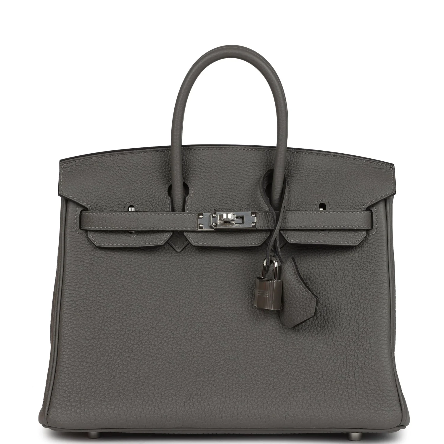 Hermes BirkinGris Meyer Togo Palladium Hardware