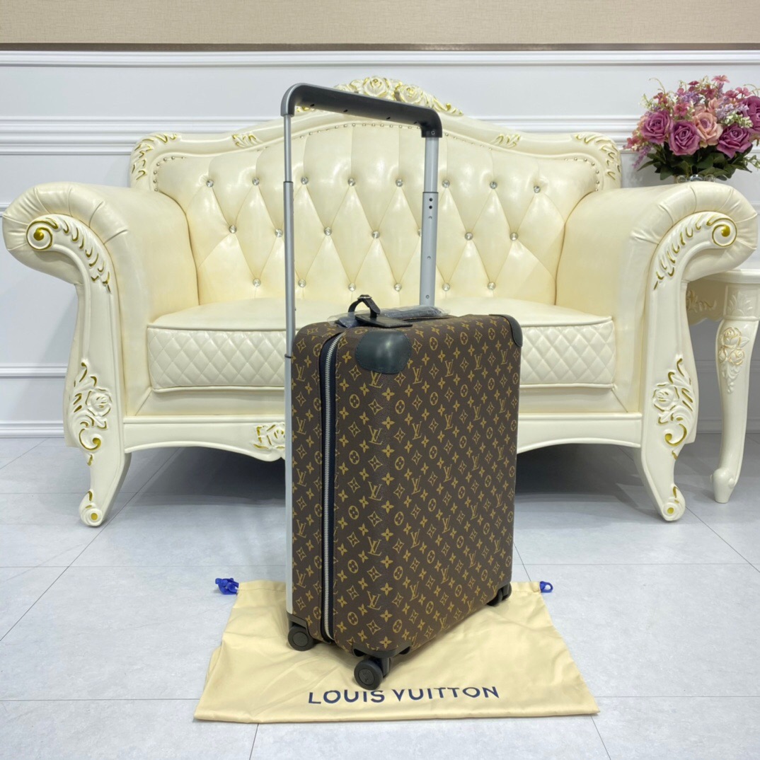 [TOP] Louis Vuitton LV Rolling Luggage Horizon 55 - Brown - 711 Luxury