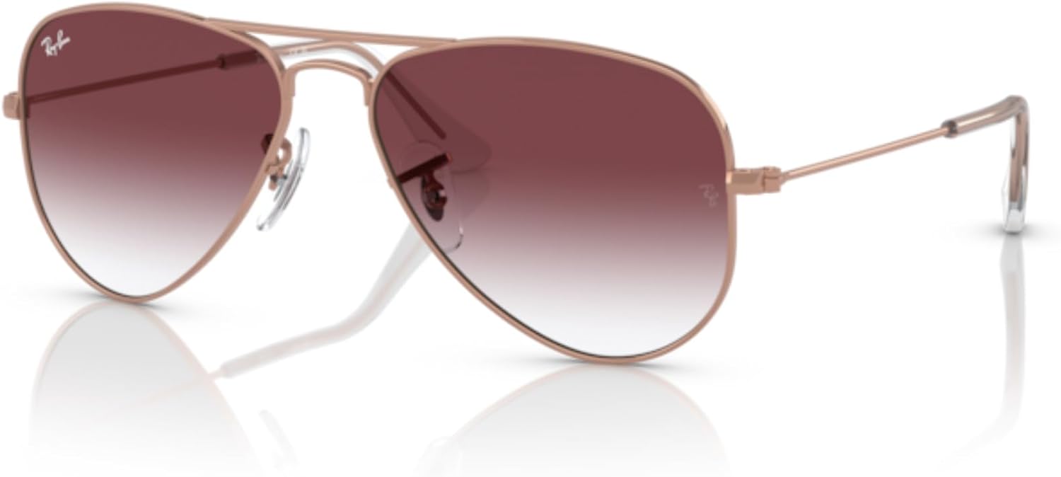 Ray-Ban Junior Kids' Aviator RJ9506S Aviator Sunglasses for Junior Kids' +BUNDLE with ACCESSORY EYEWEAR KIT