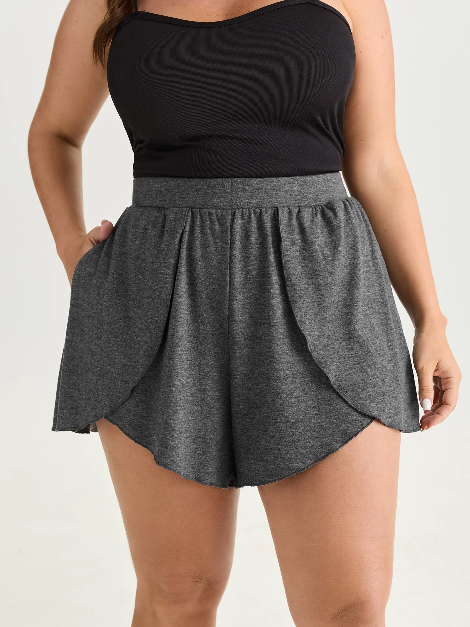 Supersoft Stretchy Petal Hem Lounge Bottoms