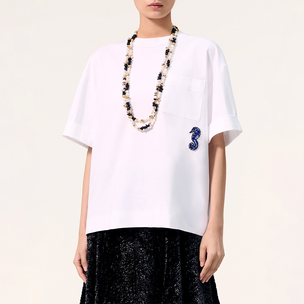 Chanel white Clothing CHANEL Top-quality Version T-shirt Cotton White #390226 | Nigo Office