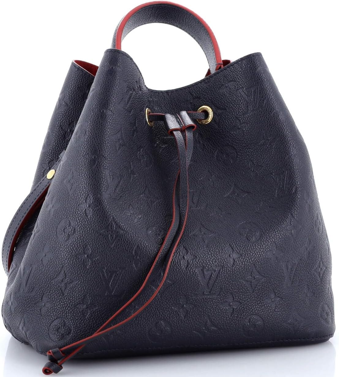 Louis Vuitton, Pre-Loved NeoNoe Handbag Monogram Empreinte Leather MM, Blue