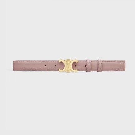 [TOP] CELINE Belt Calfskin 2.5cm - Pink - 711 Luxury