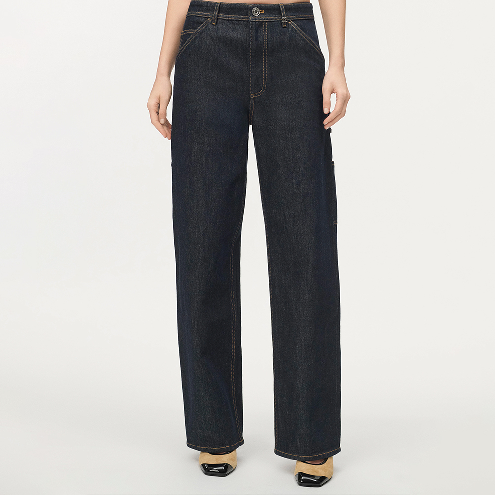 Chanel blue Clothing CHANEL Top-quality Version Jeans Denim Dark Blue #394028 | Nigo Office