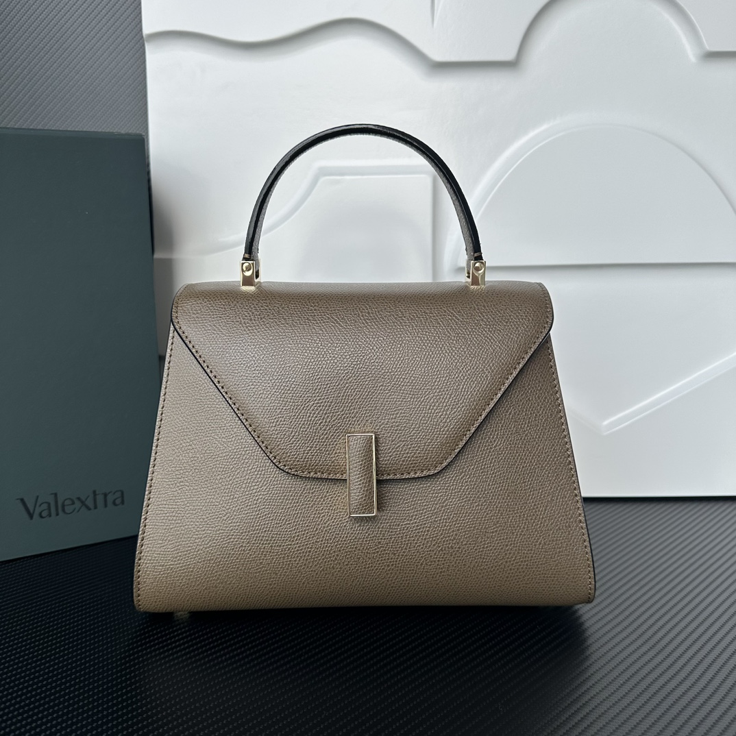 [TOP] VALEXTRA lside Bag 26x20x12cm -Coffee Color - 711 Luxury