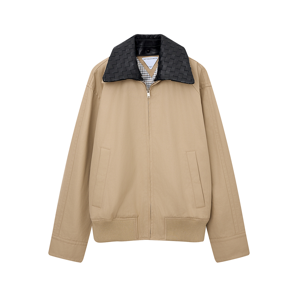 Bottega Veneta beige Accessory Bottega Veneta Cotton Twill Blouson in Beige #394980 | Nigo Office