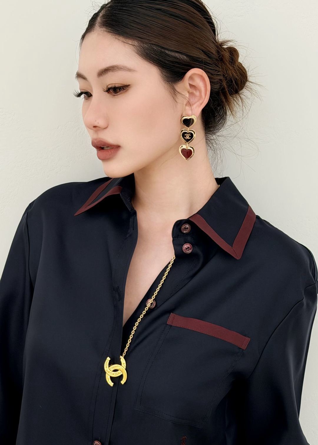 [TOP] CHANEL Earrings - Gold