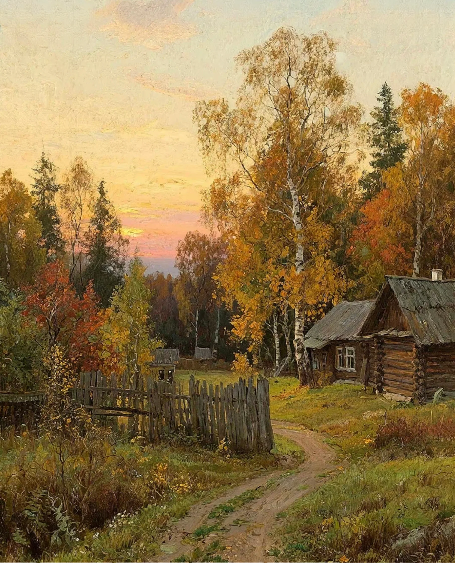 House in Tree Shadows