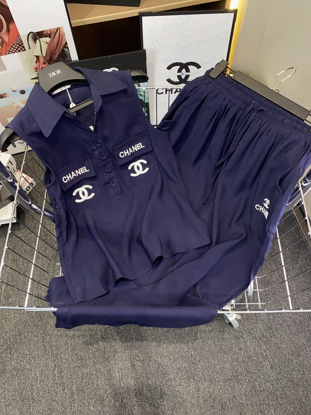 [TOP] CHANEL Suit -Blue