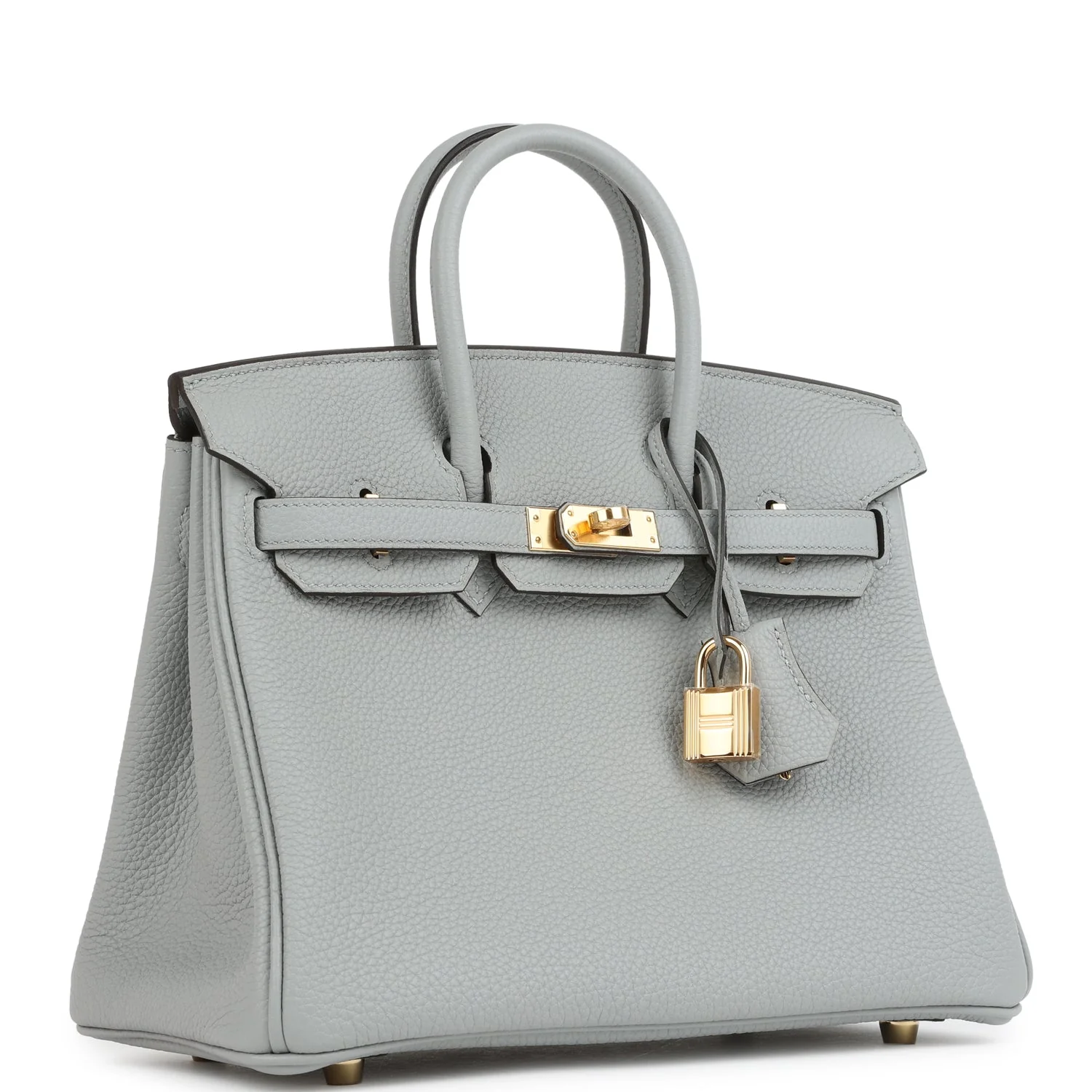 Hermes BirkinBleu Glacier Togo Gold Hardware