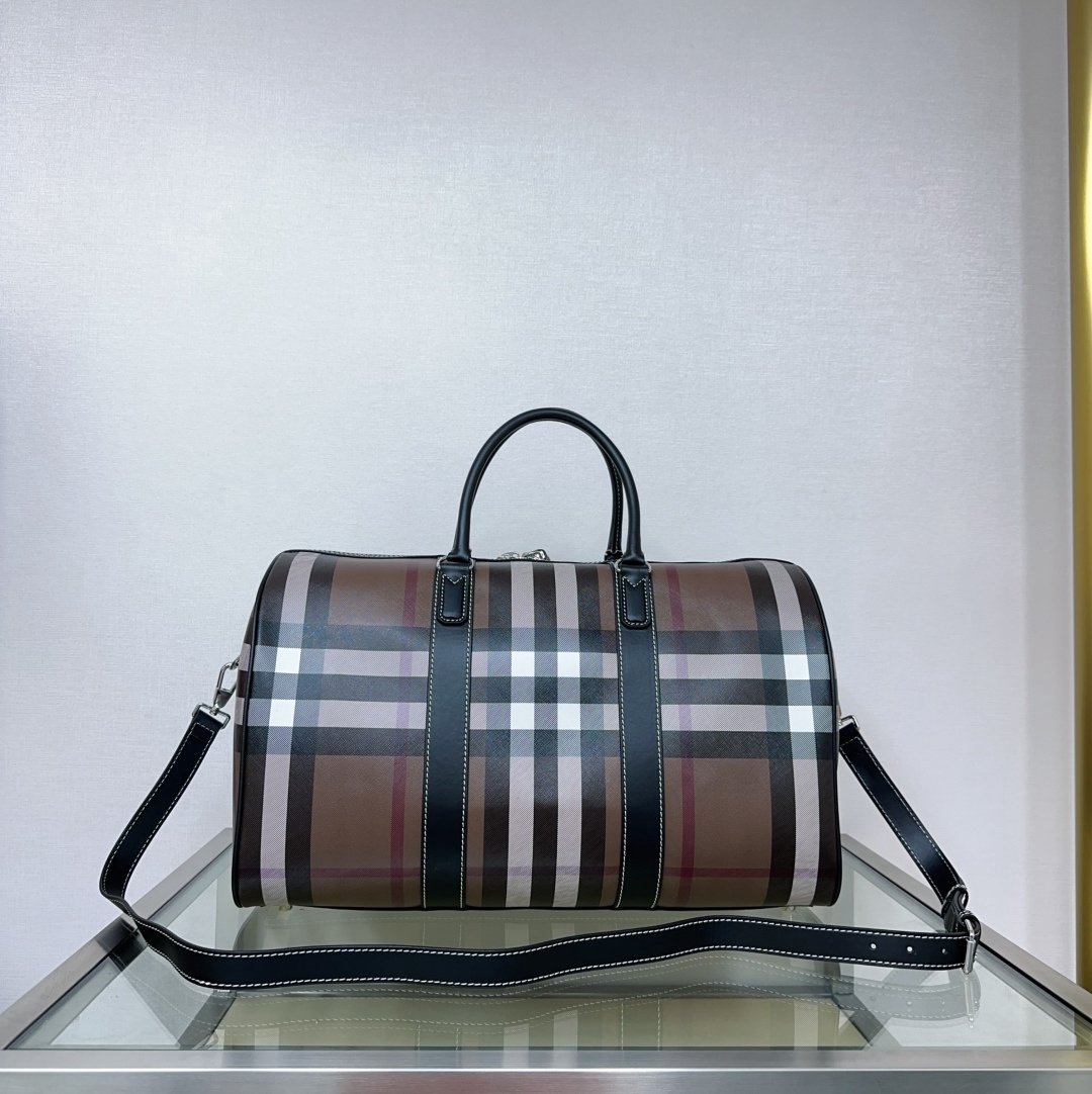 [TOP] BURBERRY Travel Bag 50x25x27cm - Brown - 711 Luxury