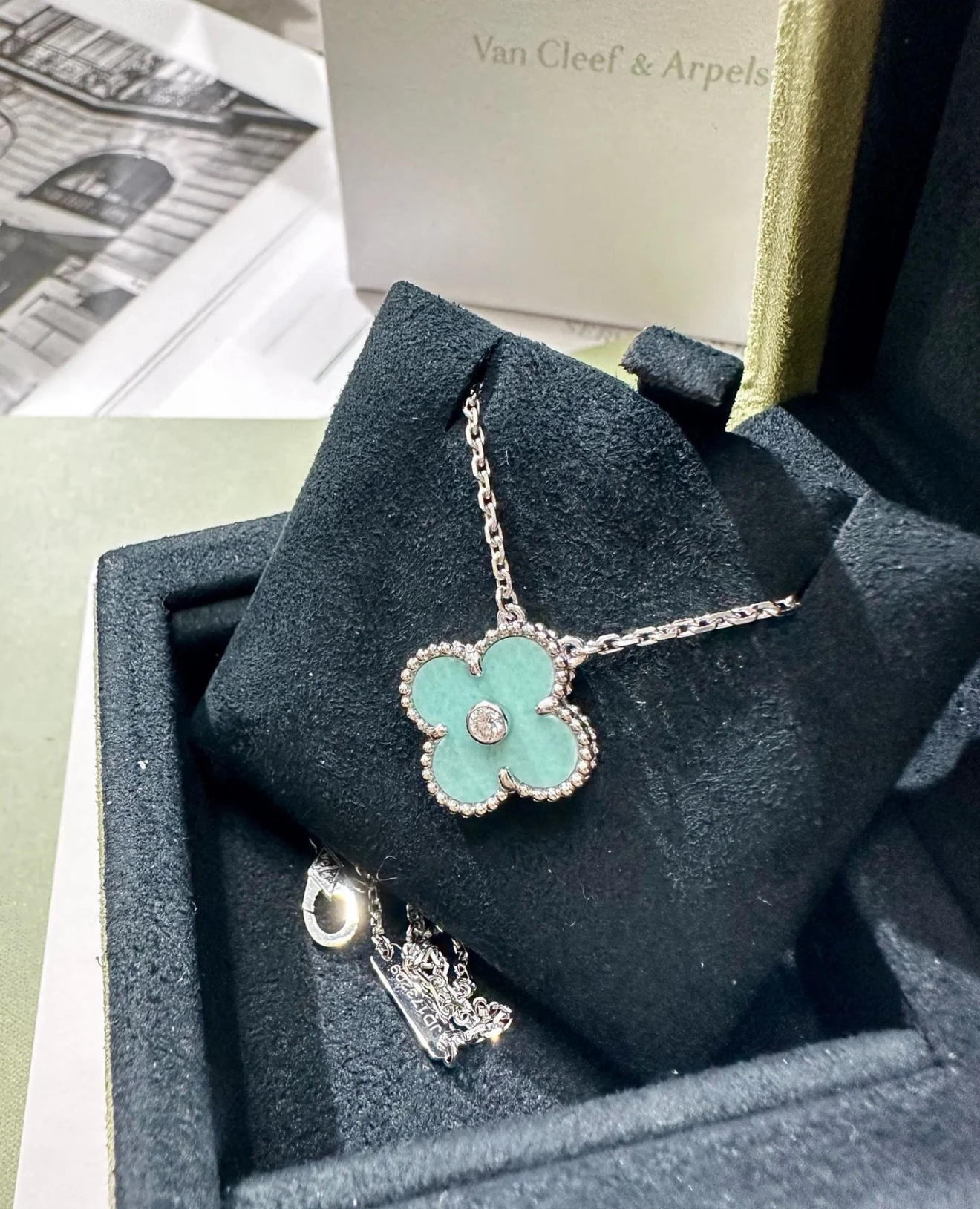 [TOP] Van Cleef & Arpels VCA Vintage Alhambra Necklace - Sliver - 711 Luxury