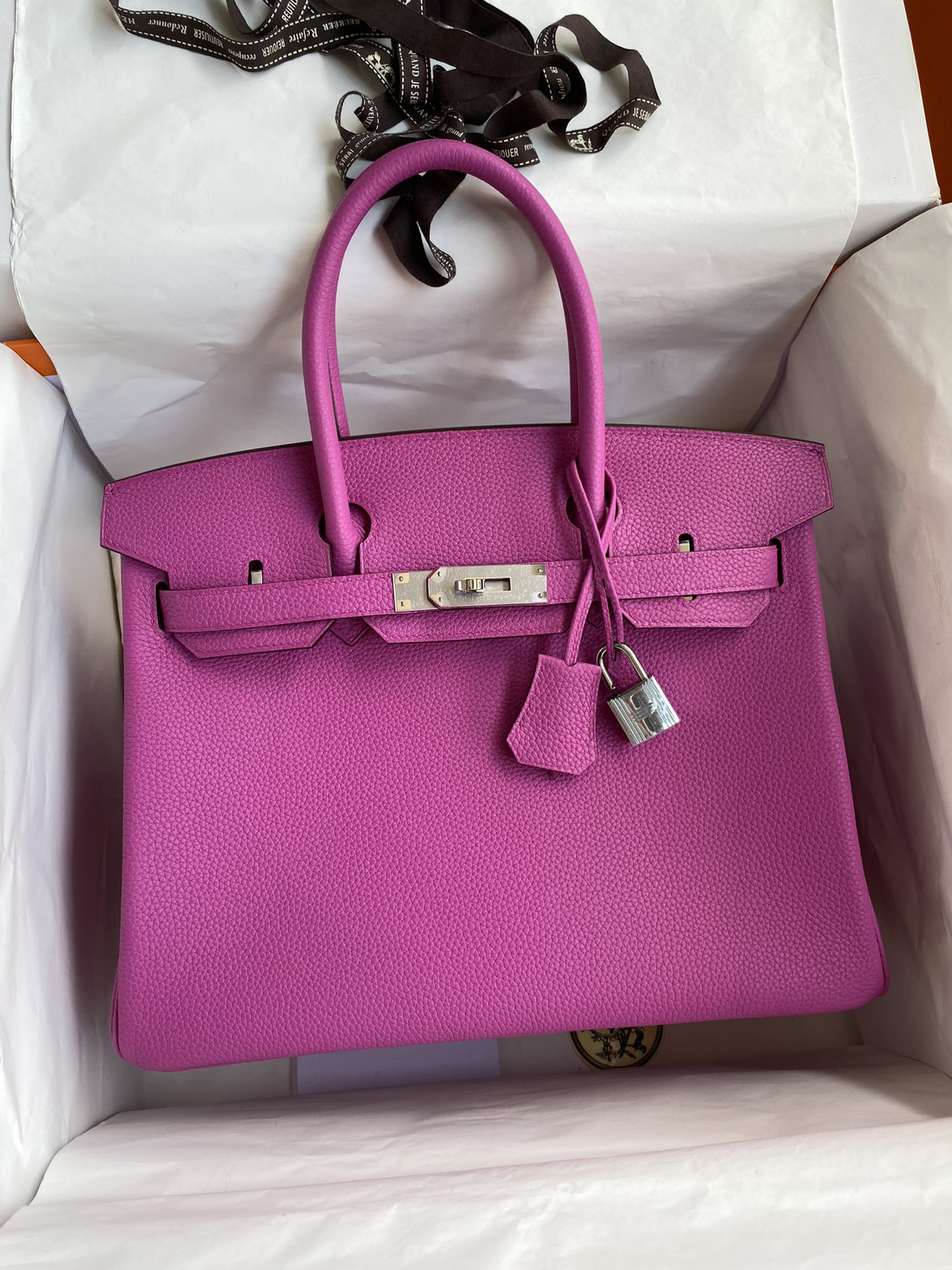 [TOP] HERMES Birkin Togo Leather 30cm - Magnolia & SHW - 711 Luxury