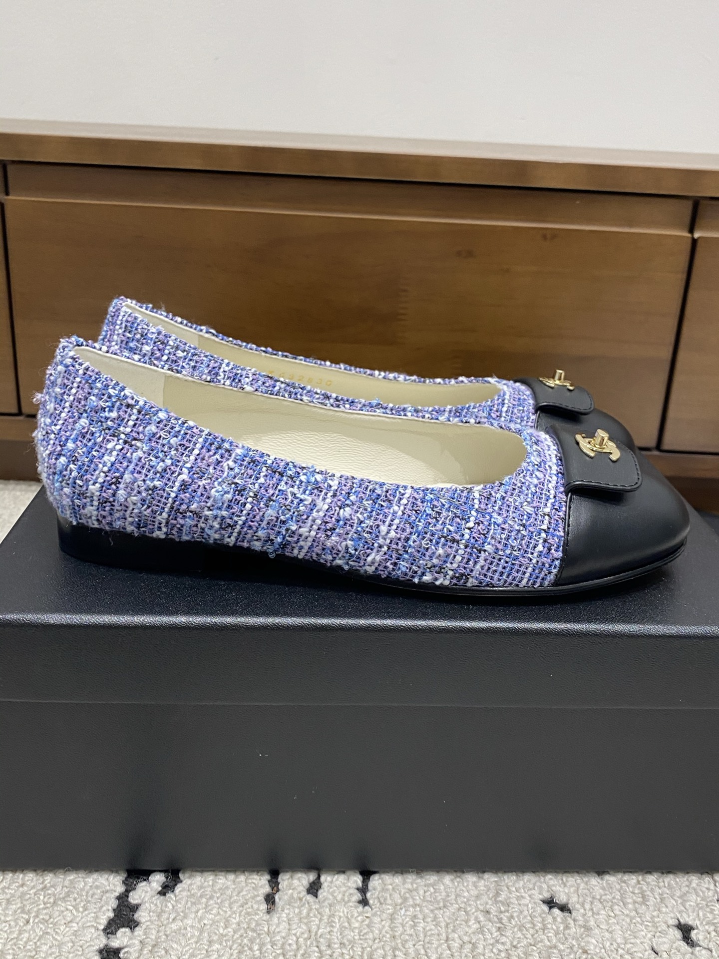 [TOP] CHANEL Mary Jane Ballet Flats - Black - 711 Luxury