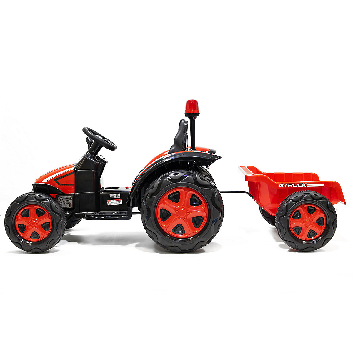Kidcars Kinder Elektro Traktor 2X30W 12V 7Ah 2.4G RC inkl Anhnger grün