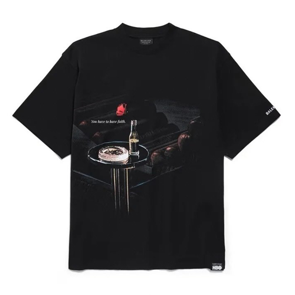 Balenciaga Clothing Balenciaga x HBO Top-Quality Version Psychedelic Print T-Shirt #381262 | Nigo Office