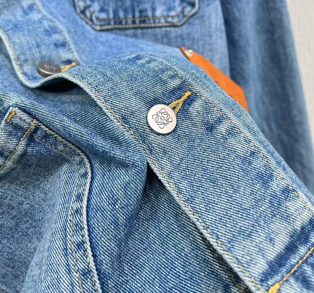 [TOP] LOEWE Denim Jacket - Blue - 711 Luxury
