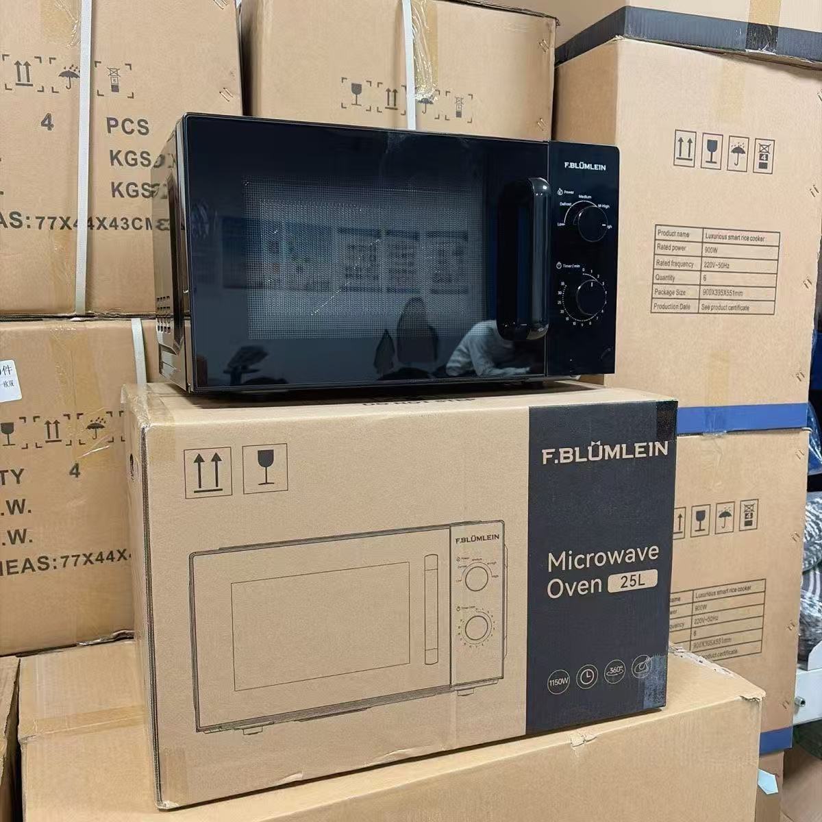 Multifunctional household microwave oven, 25L